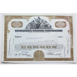 1958 Studebaker-Packard Corporation Stock Certificate - Y0156667 - 10 Shares