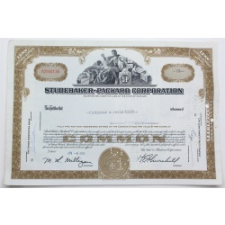 1959 Studebaker-Packard Corporation Stock Certificate - Y0160136 - 15 Shares
