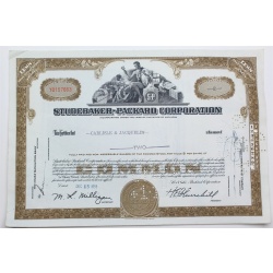 1958 Studebaker-Packard Corporation Stock Certificate - Y0157663 - 2 Shares