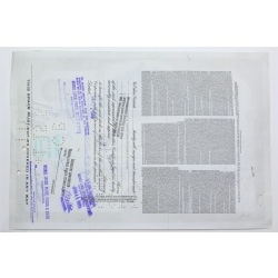 1958 Studebaker-Packard Corporation Stock Certificate - Y0144806 - 50 Shares