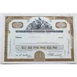 1958 Studebaker-Packard Corporation Stock Certificate - Y0159466 - 2 Shares