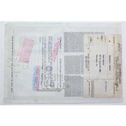 1959 Studebaker-Packard Corporation Stock Certificate - Y0159962 - 25 Shares