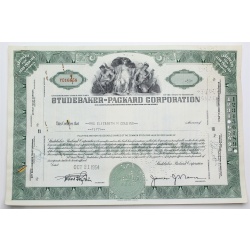 1954 Studebaker-Packard Corporation Stock Certificate - Y016658 - 50 Shares