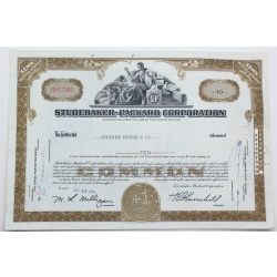 1958 Studebaker-Packard Corporation Stock Certificate - Y0157365 - 10 Shares