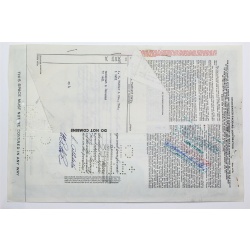 1958 Studebaker-Packard Corporation Stock Certificate - Y0133799 - 25 Shares