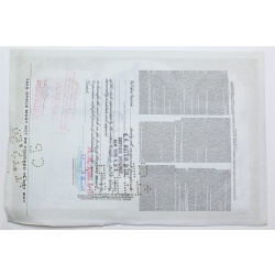 1958 Studebaker-Packard Corporation Stock Certificate - Y0147084 - 50 Shares