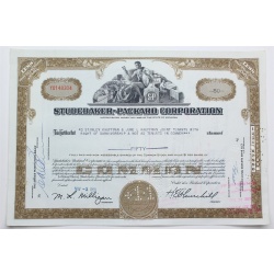 1958 Studebaker-Packard Corporation Stock Certificate - Y0148304 - 50 Shares