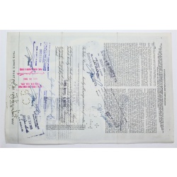 1956 Studebaker-Packard Corporation Stock Certificate - Y076447 - 50 Shares