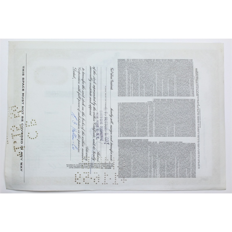 1959 Studebaker-Packard Corporation Stock Certificate - Y0159861 - 20 Shares