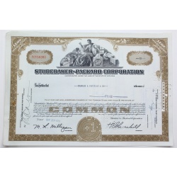1958 Studebaker-Packard Corporation Stock Certificate - Y0158390 - 5 Shares