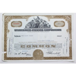 1959 Studebaker-Packard Corporation Stock Certificate - Y0160855 - 65 Shares