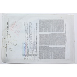 1958 Studebaker-Packard Corporation Stock Certificate - Y0155226 - 3 Shares