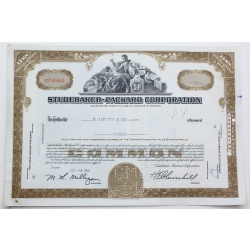 1958 Studebaker-Packard Corporation Stock Certificate - Y0155863 - 2 Shares