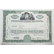 1954 Studebaker-Packard Corporation Stock Certificate - Y040312 - 40 Shares