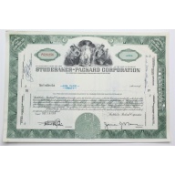 1954 Studebaker-Packard Corporation Stock Certificate - P028256 - 20 Shares