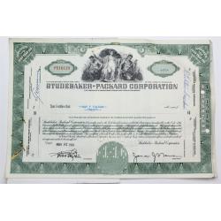 1954 Studebaker-Packard Corporation Stock Certificate - P016120 - 20 Shares