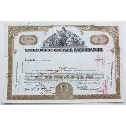 1958 Studebaker-Packard Corporation Stock Certificate - Y0148374 - 40 Shares