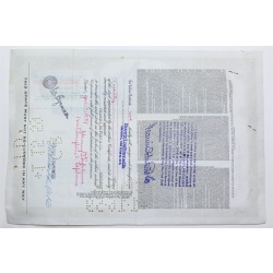 1958 Studebaker-Packard Corporation Stock Certificate - Y0157494 - 20 Shares