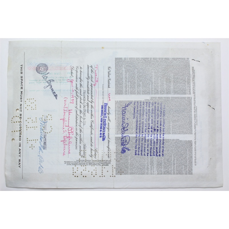 1958 Studebaker-Packard Corporation Stock Certificate - Y0157494 - 20 Shares