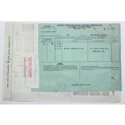 1958 Studebaker-Packard Corporation Stock Certificate - Y0130177 - 50 Shares