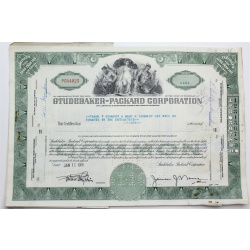1955 Studebaker-Packard Corporation Stock Certificate - P044025 - 40 Shares