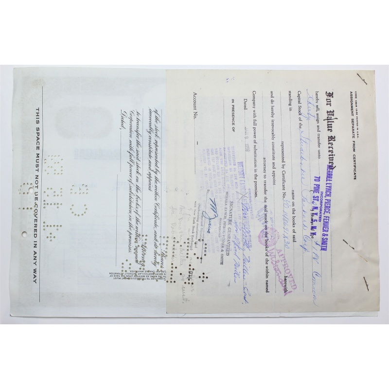 1958 Studebaker-Packard Corporation Stock Certificate - Y0148691 - 30 Shares