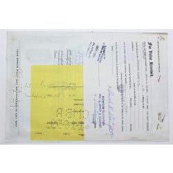 1958 Studebaker-Packard Corporation Stock Certificate - Y0143668 - 50 Shares