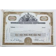 1958 Studebaker-Packard Corporation Stock Certificate - Y0159004 - 10 Shares