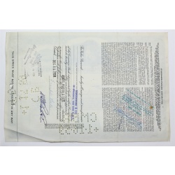 1954 Studebaker-Packard Corporation Stock Certificate - P08719 - 5 Shares