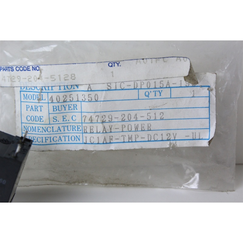 SAMSUNG 74729-204-5128 RELAY JC1AF-TMP-DC12V