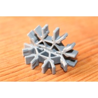 Lot of 25 - KNEX SILVER DARK GRAY Metallic 4-Position Connectors (2 in 1)