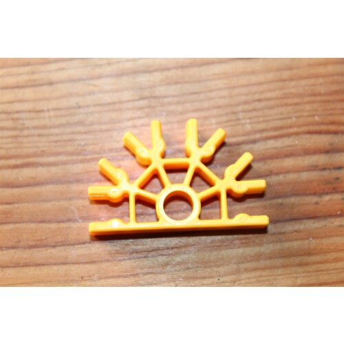 Lot of 25 - KNex KNEX Orange CONNECTORS 5-Position 5 Way Connector