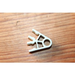 Lot of 25 - KNEX 2-Way Connector with Hole Light Grey Gray Pieces knex