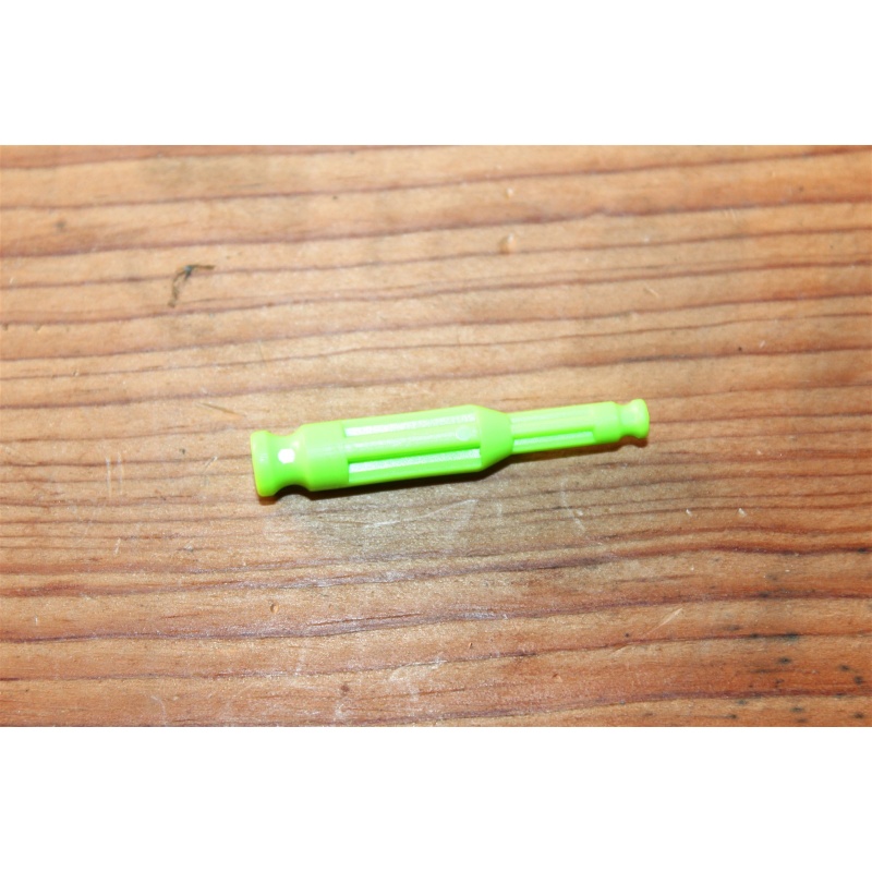 Lot of 25 - KNEX NEON GREEN TRANSITION ROD - STANDARD TO MICRO Knex