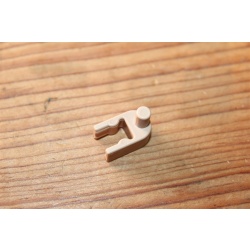 Lot of 25 - KNEX Clip End Connectors With Rod Tan Knex