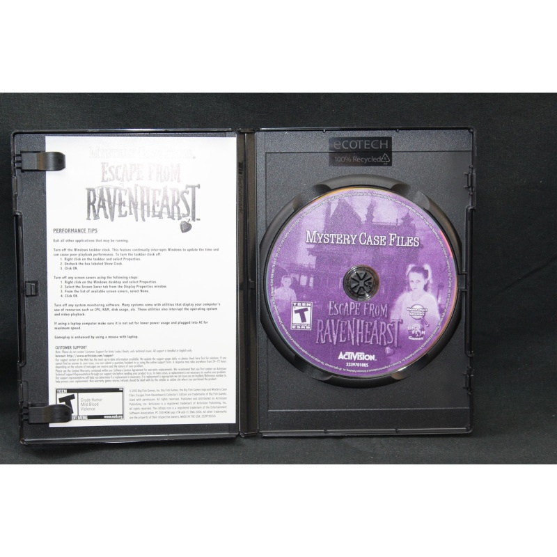 Mystery Case Files: Escape From Ravenhearst -- Collectors Edition (PC, 2012)