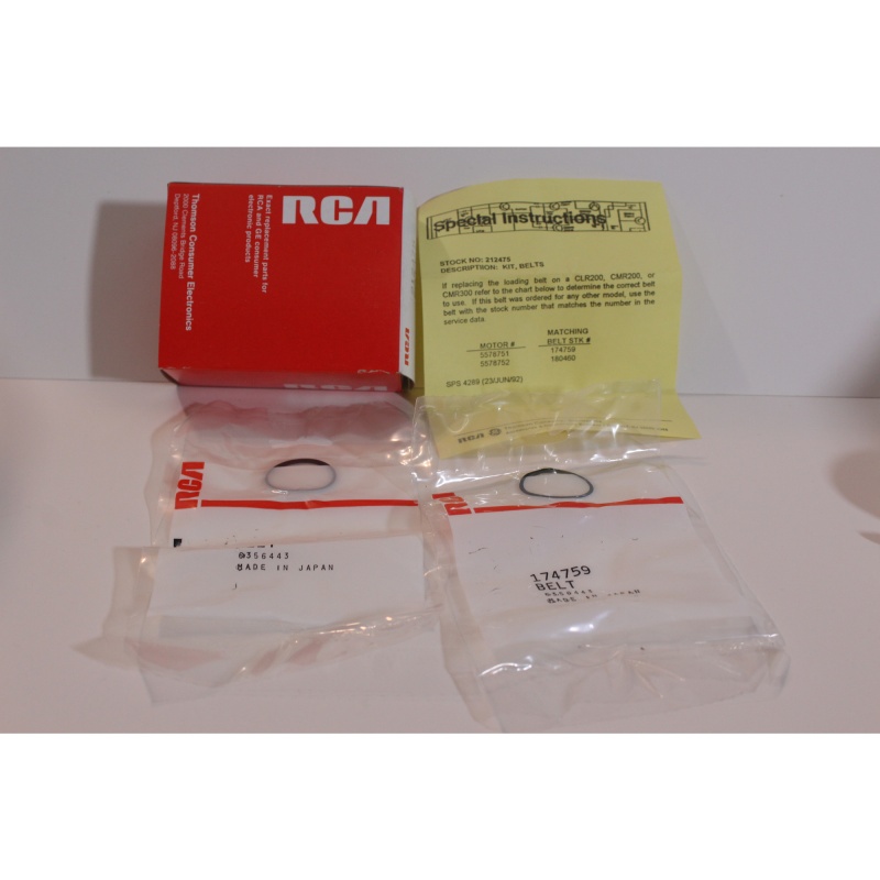 RCA BELT KIT 212475