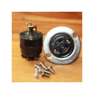 ANTIQUE VINTAGE TURN & PULL HART-LOCK PLUG ENDS 63762