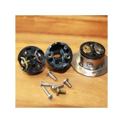 ANTIQUE VINTAGE TURN & PULL HART-LOCK PLUG ENDS 63762