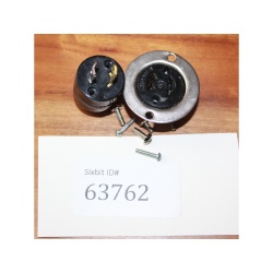 ANTIQUE VINTAGE TURN & PULL HART-LOCK PLUG ENDS 63762