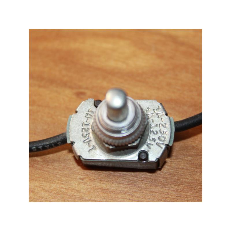 Pushbutton Switch, 1A at 250V, 3A at 125V
