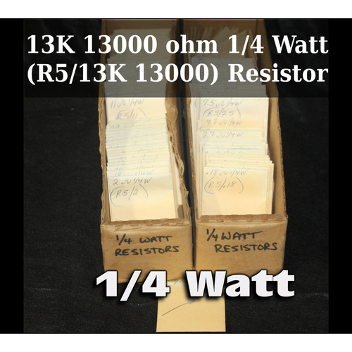 13K 13000 ohm 1/4 Watt (R5/13K 13000) Resistor  - 63999
