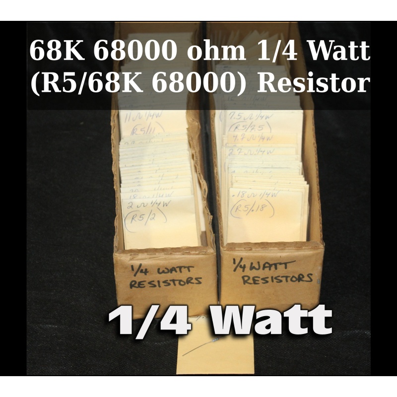 68K 68000 ohm 1/4 Watt (R5/68K 68000) Resistor  - 64011