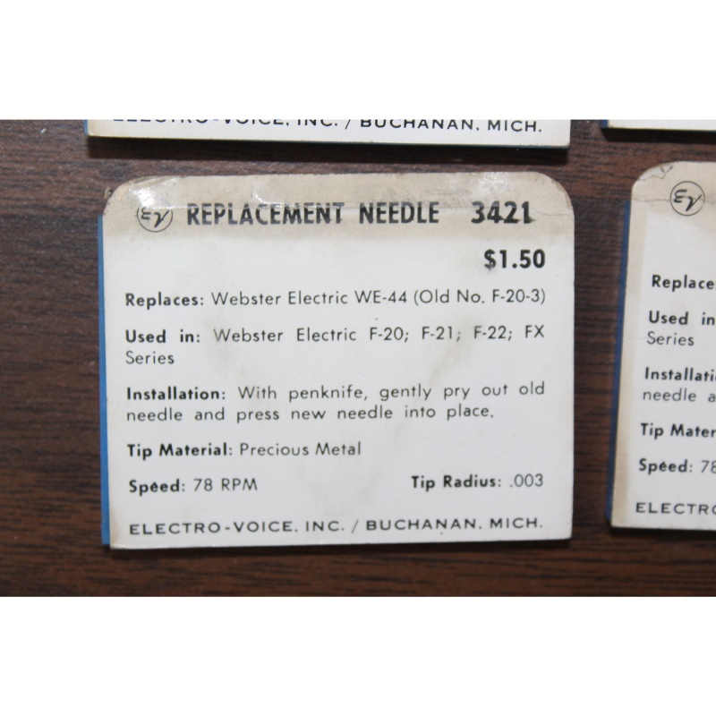 Electro-Voice Replacement Phonograph Needle Stylus 3421