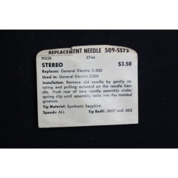 Superb Replacement Phonograph Needle Stylus 509-SS73 - 64167