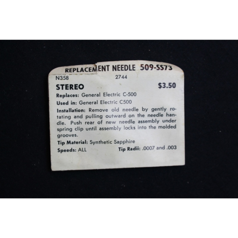 Superb Replacement Phonograph Needle Stylus 509-SS73 - 64167