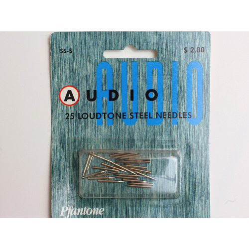 25 Pfanstiehl Pfantone SS-S Replacement Phonograph Loudtone Steel 78 RPM Needles