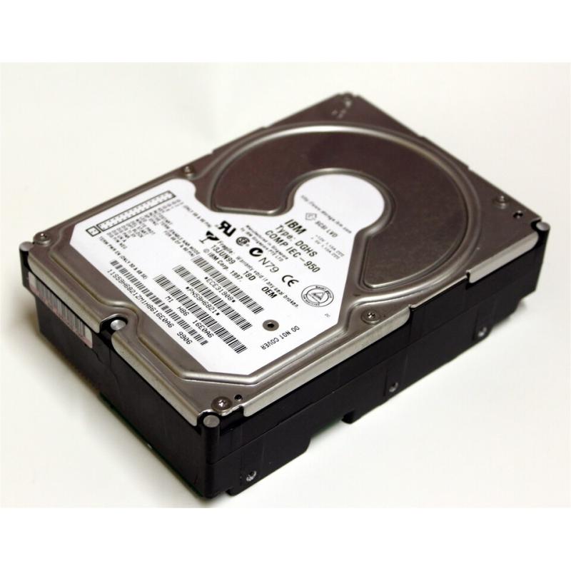 IBM HDD 9.1GB Ultra2 Hard Drive DGHS COMP IEC-950 ECE31908 SCSI 68 PIN 59H6821