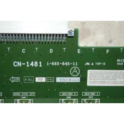 SONY PFV-D300 AVM CONNECTING /  BKPF-105A / CN-1481 / 1-665-845-11 / SDI