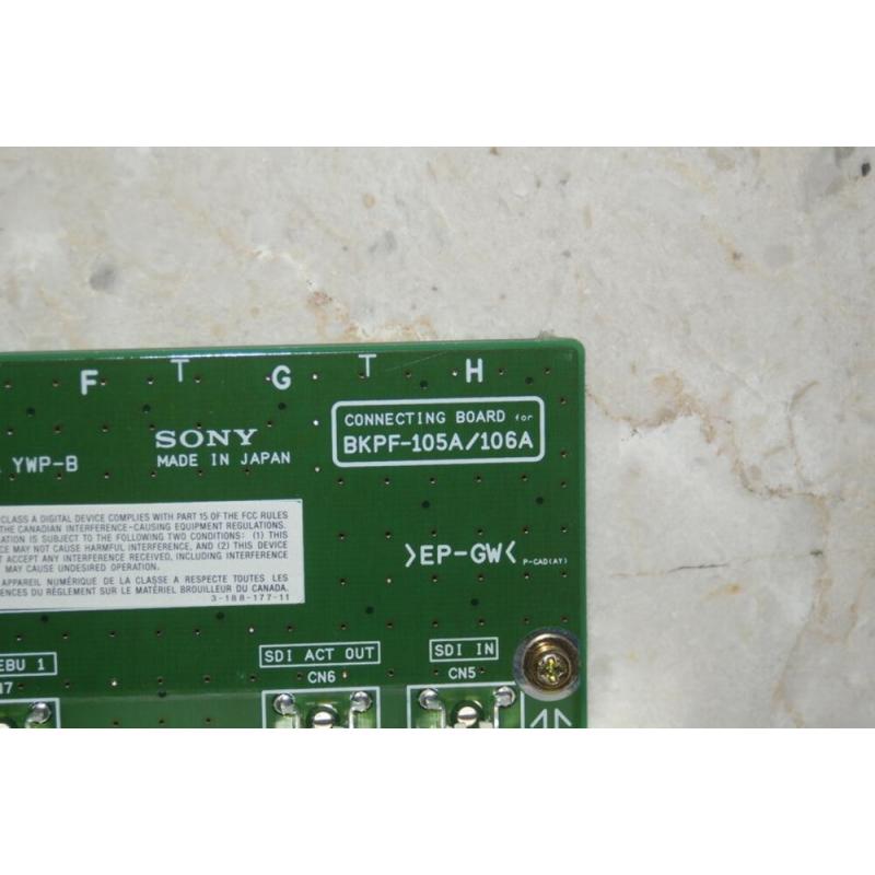 SONY PFV-D300 AVM CONNECTING /  BKPF-105A / CN-1481 / 1-665-845-11 / SDI